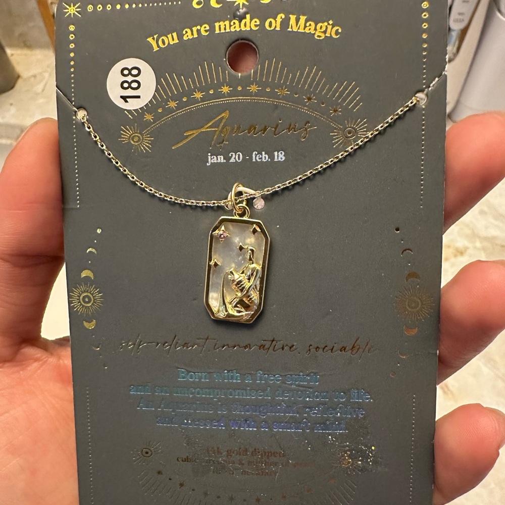 Gold Zodiac Necklace